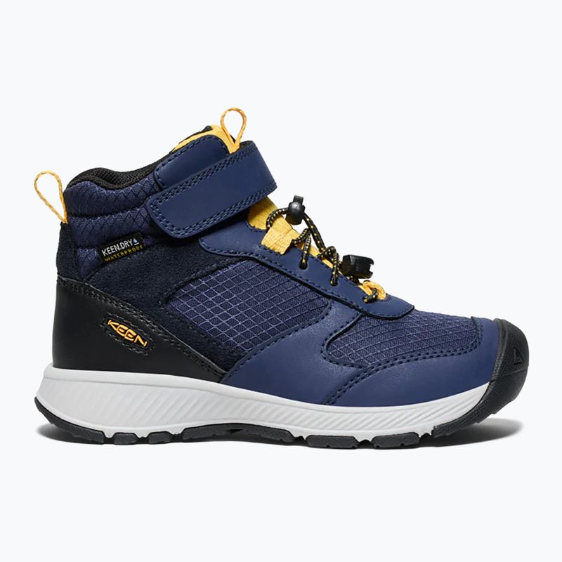 KEEN Skua Mid WP vaikiški žygio batai naval academy/yolk yellow