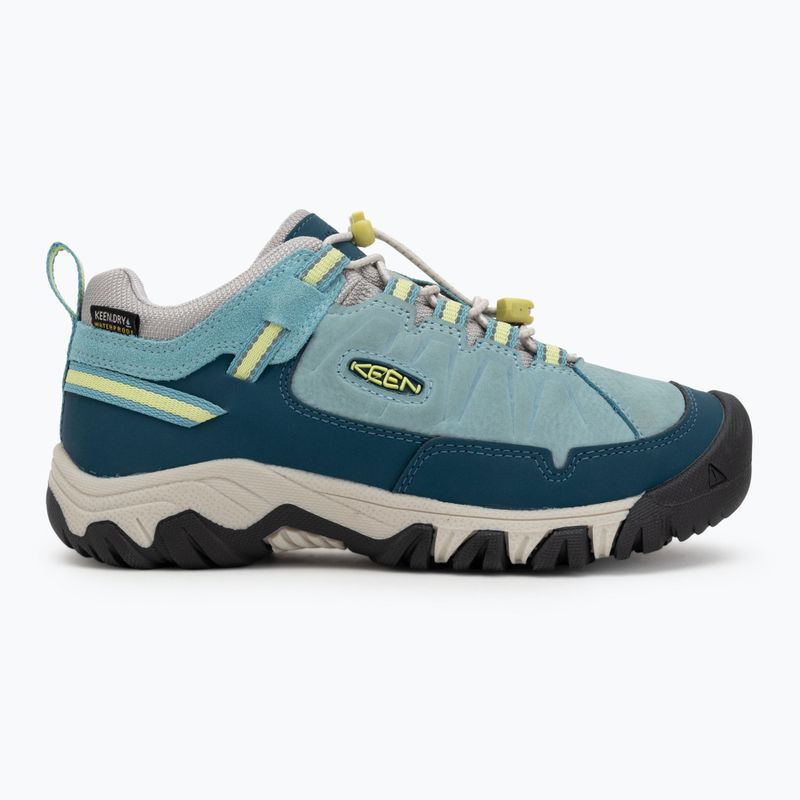Vaikiški žygio batai KEEN Targhee IV Low Waterproof reef waters/daiquiri green 2