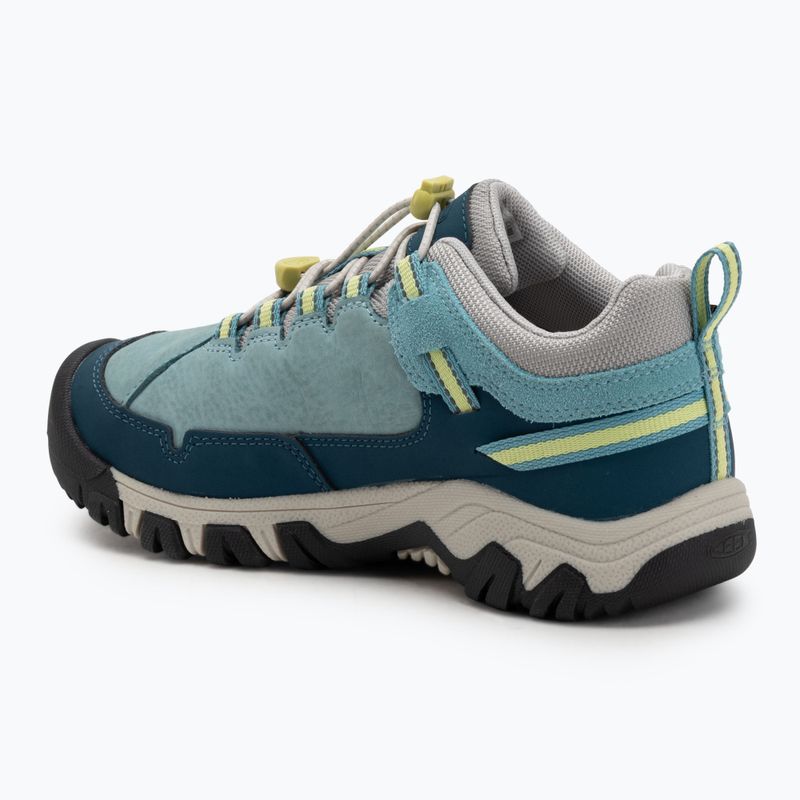 Vaikiški žygio batai KEEN Targhee IV Low Waterproof reef waters/daiquiri green 3