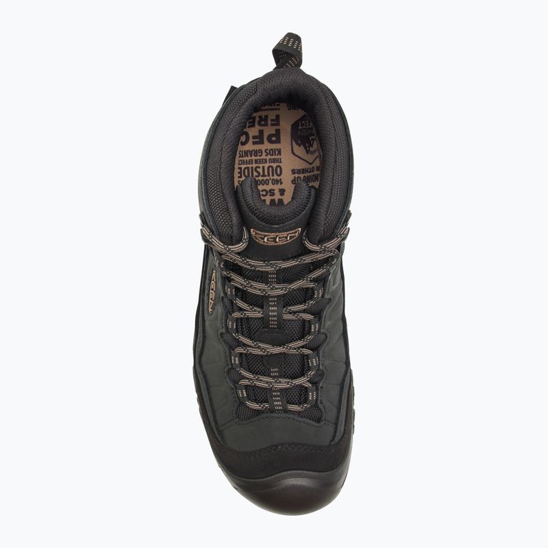 Vyriški žygio batai KEEN Targhee IV Mid WP triple black 5