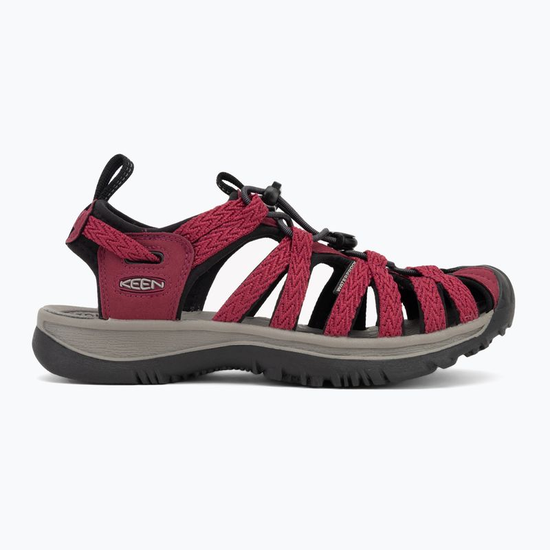 Moteriški sandalai KEEN Whisper beaujolais/ black 2