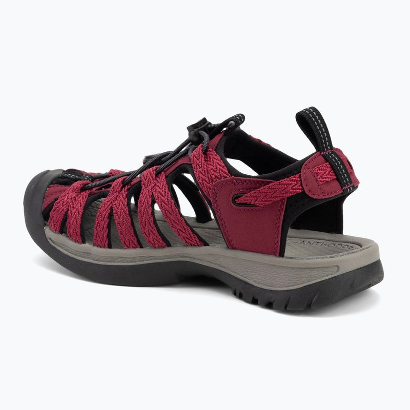 Moteriški sandalai KEEN Whisper beaujolais/ black 3