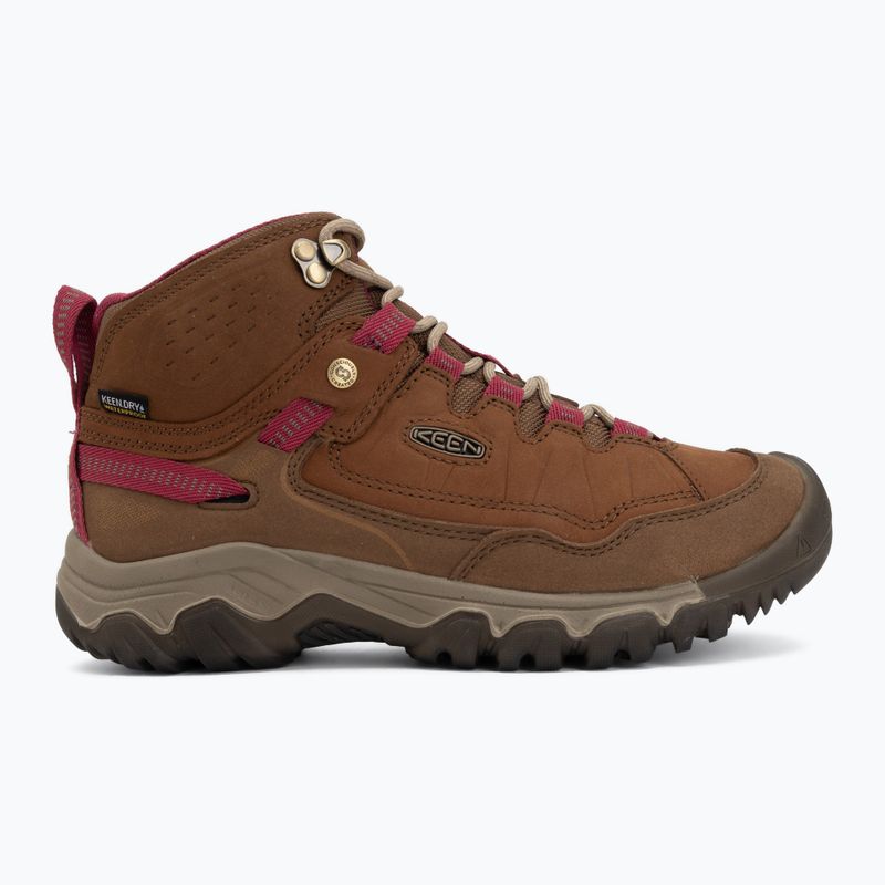 Moteriški žygio batai KEEN Targhee IV Mid Wp bison/beaujolais 2