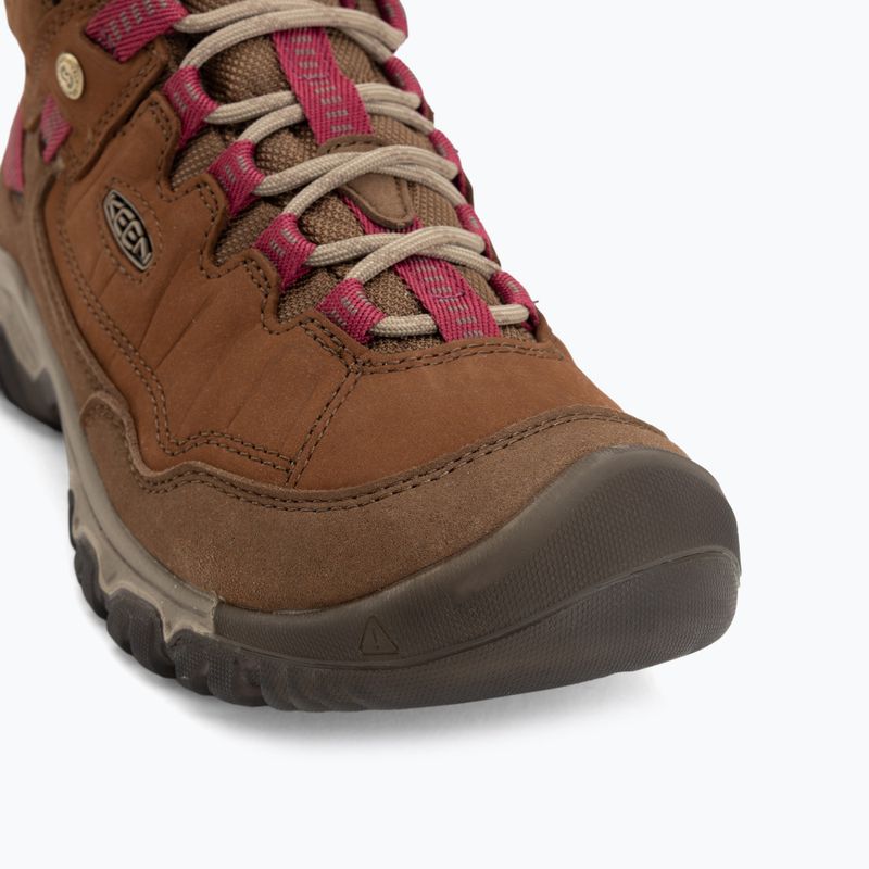 Moteriški žygio batai KEEN Targhee IV Mid Wp bison/beaujolais 7