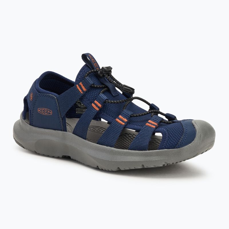 Vyriški sandalai KEEN Seanik H2 naval academy/ gold flame