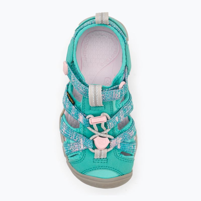 Vaikiški sandalai KEEN Seacamp II CNX aqua/giggle pink 5