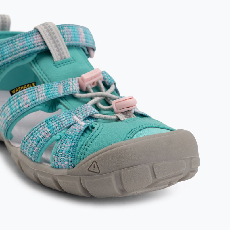 Vaikiškos basutės KEEN Seacamp II CNX bright aqua/giggle pink 7