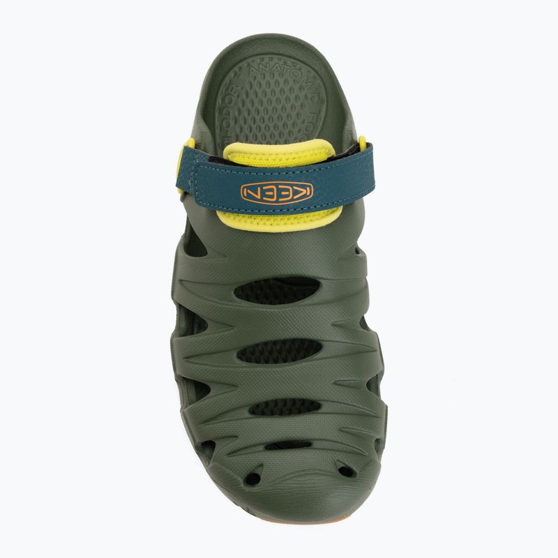 Vaikiškos basutės KEEN Hyperflt green/orange peel 6