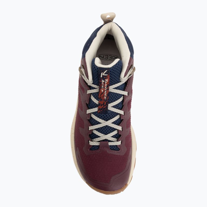 Moteriški žygio batai KEEN Targhee Apex Mid Wp fig/burnt brick 5