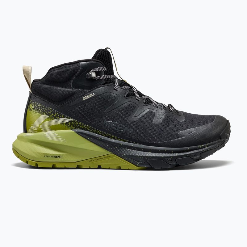 Vyriški žygio batai KEEN Targhee Apex Mid Wp black/golden cypress 2