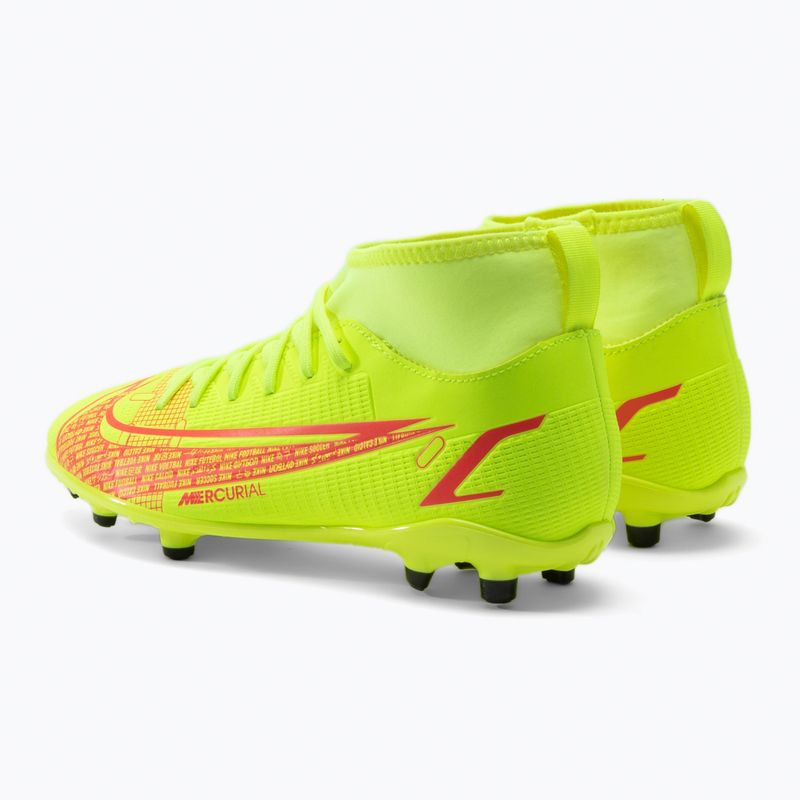 Vaikiški futbolo bateliai Nike Superfly 8 Club FG/MG Jr geltoni CV0790-760 3