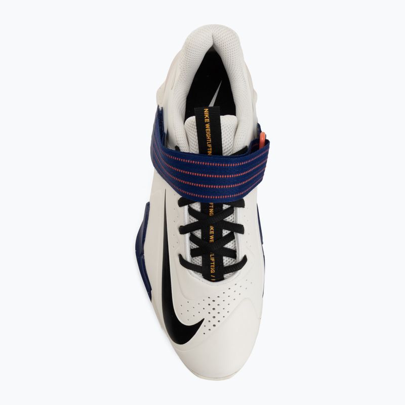 Svorių kilnojimo batai Nike Savaleos sail/deep royal blue/magic ember/black 5