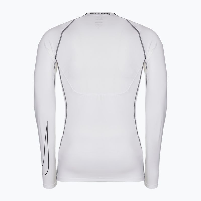 Vyriška treniruočių striukė ilgomis rankovėmis Nike Pro Dry-Fit Tight Top white DD1990-100 2