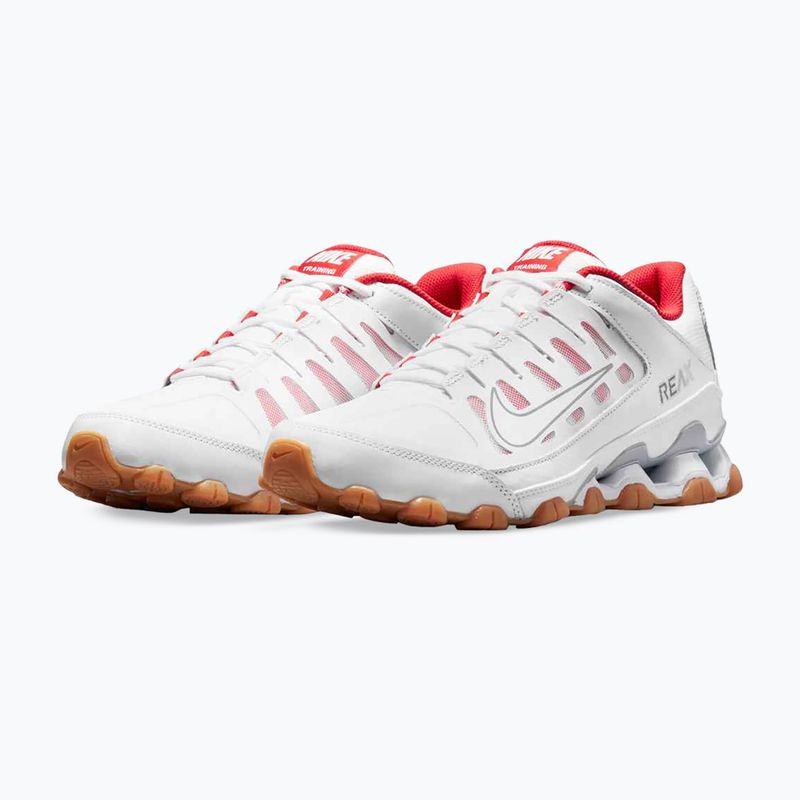 Vyriški treniruočių bateliai Nike Reax 8 Tr Mesh white/white/wolf grey/chile red 10