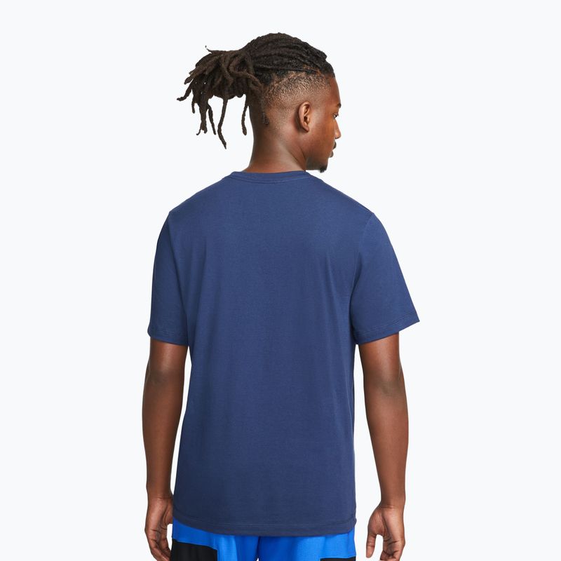 Vyriški marškinėliai Jordan Jumpman Box midnight navy/white 3