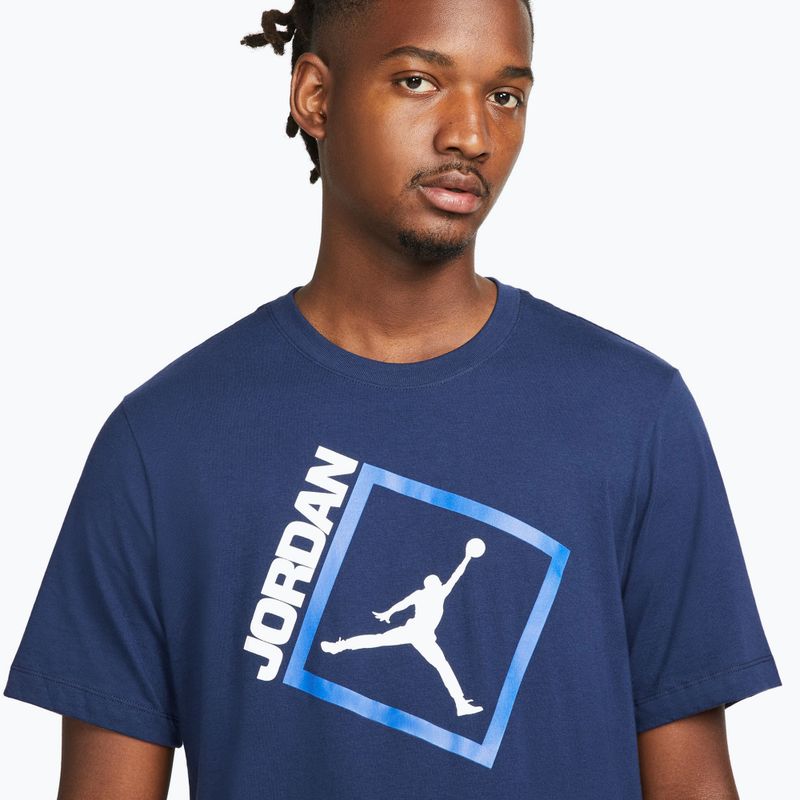 Vyriški marškinėliai Jordan Jumpman Box midnight navy/white 4