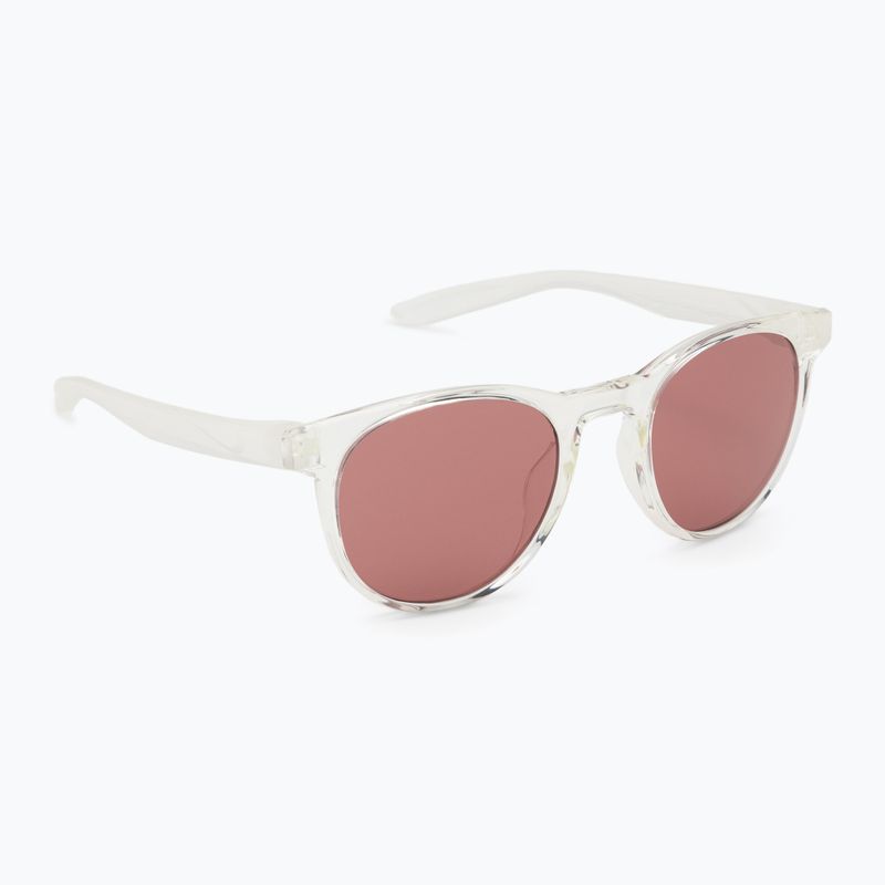 Akiniai nuo saulės dziecięce Nike Horizon Ascent S clear/pink
