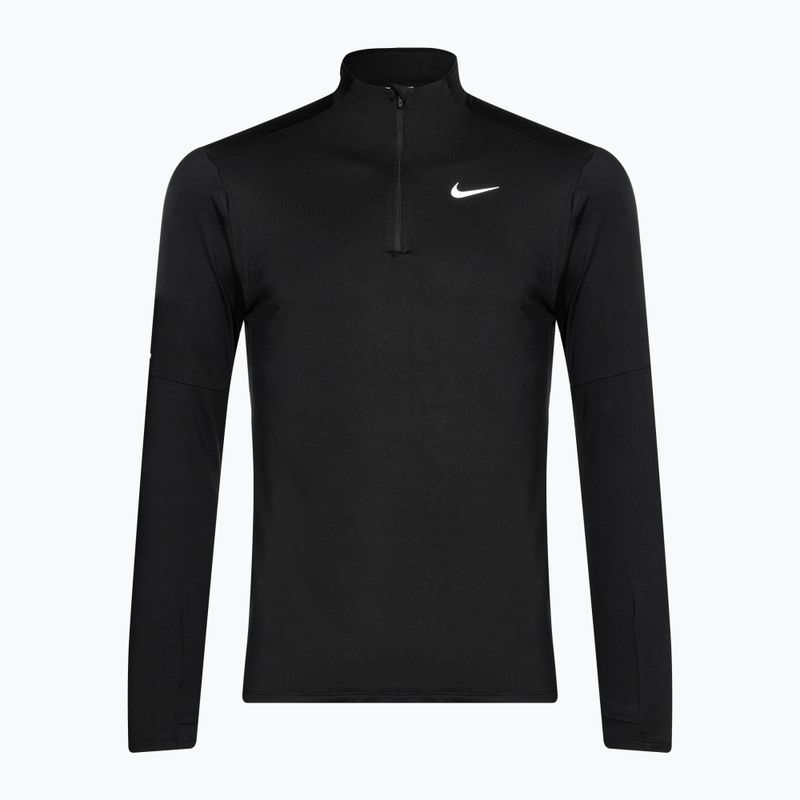 Vyriški bėgimo marškinėliai ilgomis rankovėmis Nike Dri-FIT Element 1/2-Zip black