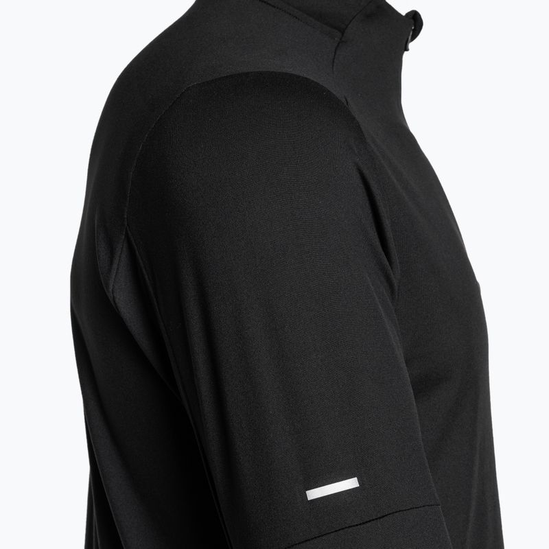 Vyriški bėgimo marškinėliai ilgomis rankovėmis Nike Dri-FIT Element 1/2-Zip black 4