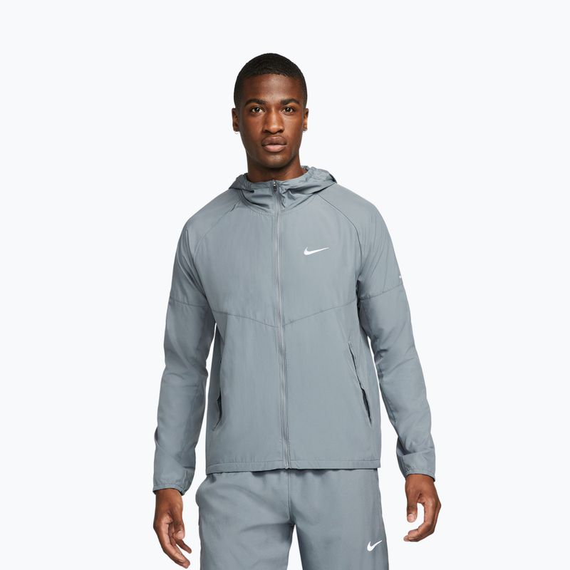 Vyriška bėgimo striukė Nike Repel Miler smoke grey/smoke grey
