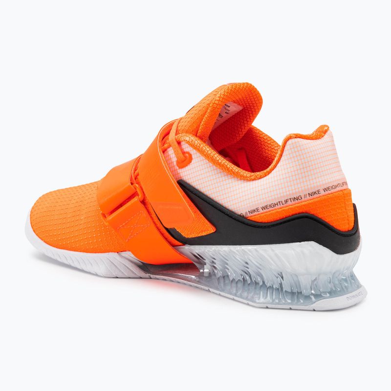 Svarmenų kilnojimo batai Nike Romaleos 4 orange/black/white 3