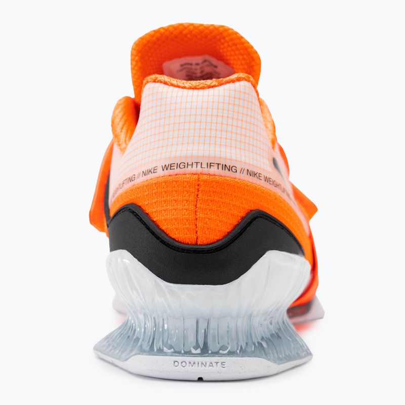 Svarmenų kilnojimo batai Nike Romaleos 4 orange/black/white 6