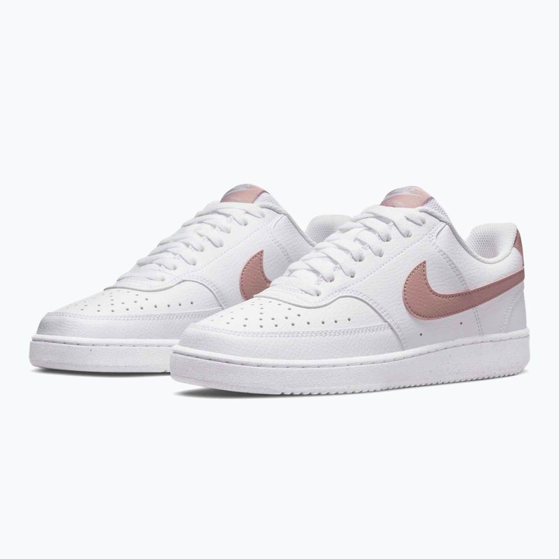 Moteriški batai Nike Court Vision Low Next Nature white/pink oxford 3