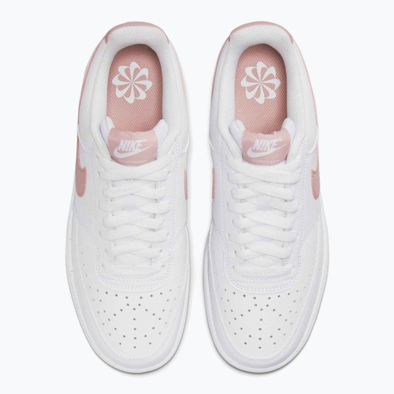Moteriški batai Nike Court Vision Low Next Nature white/pink oxford 5