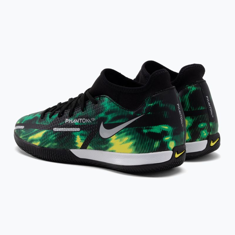 Vyriški futbolo bateliai Nike Phantom GT2 Academy DF SW IC black-green DM0720-003 3