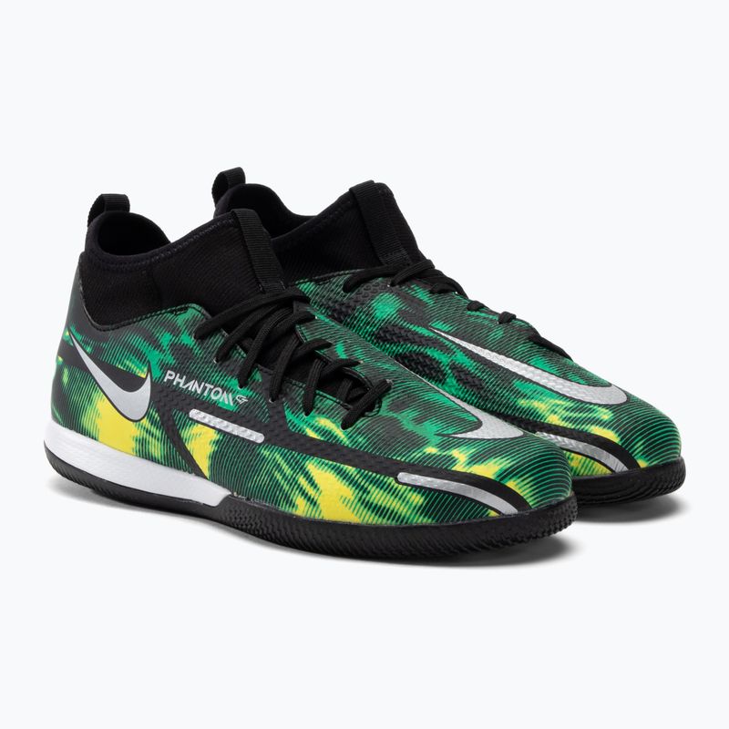Vaikiški futbolo bateliai Nike Phantom GT2 Academy DF SW IC Jr žali DM0740-003 5