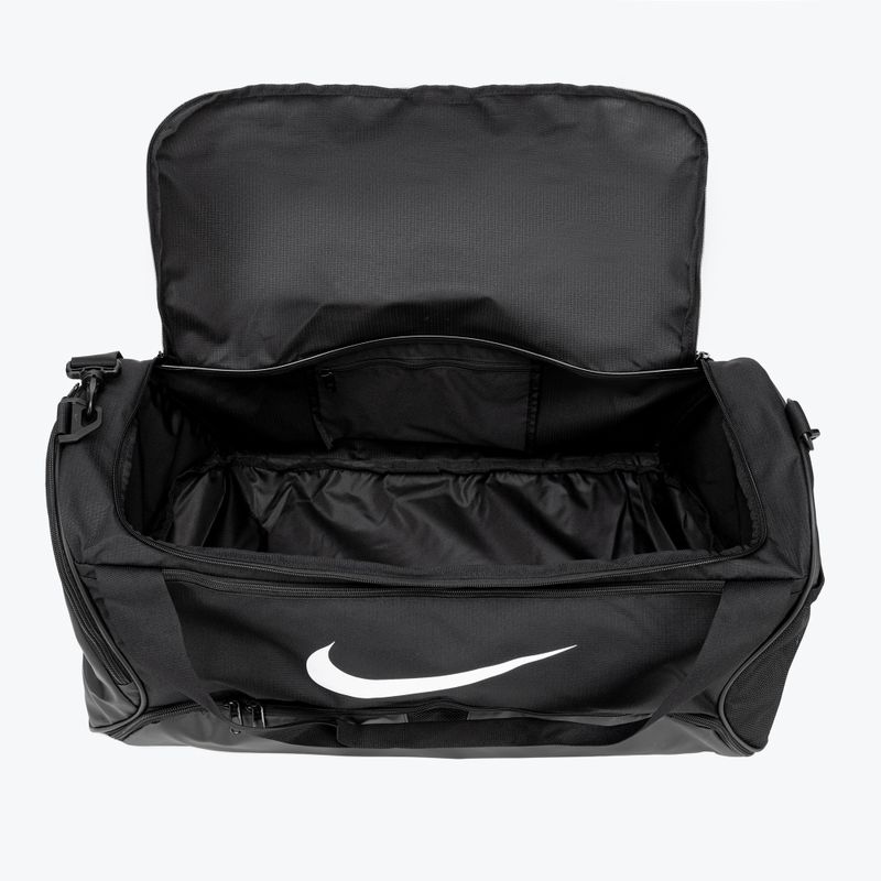 Treniruočių krepšys Nike Brasilia 9.5 60 l black/black/white 9