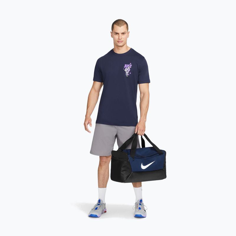 Treniruočių krepšys Nike Brasilia 9.5 41 l navy/black/white 9