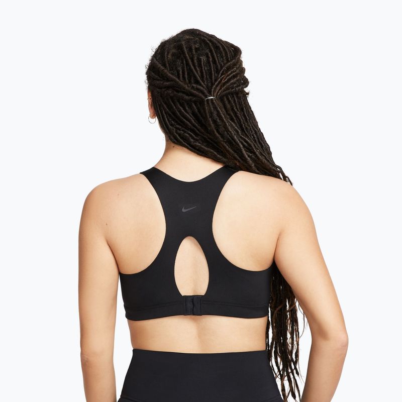 Sportinė liemenėlė Nike Alpha High-Support Zip-Front black/black/dark smoke grey/dark smoke grey 2