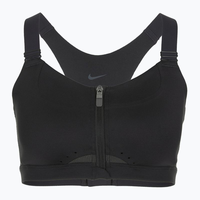 Sportinė liemenėlė Nike Alpha High-Support Zip-Front black/black/dark smoke grey/dark smoke grey 8