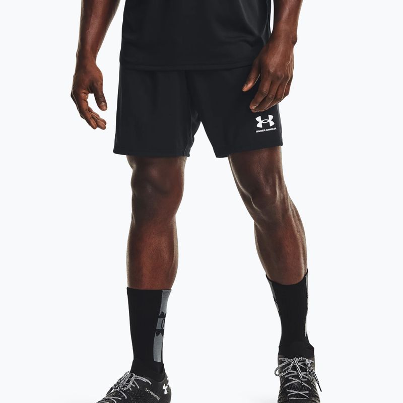 Under Armour Challenger Knit vyriški futbolo šortai juodi 1365416