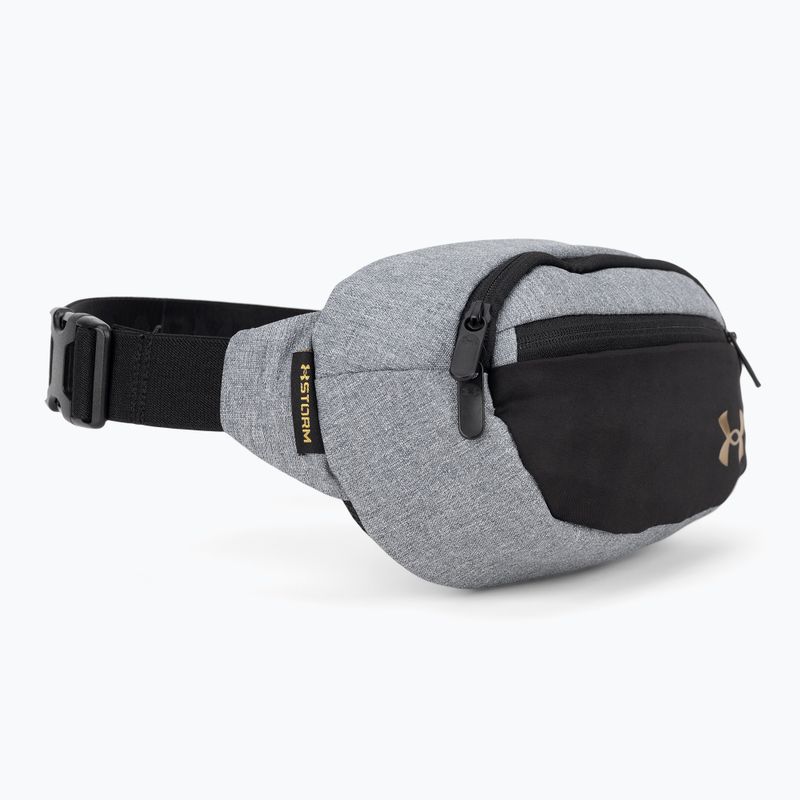Rankinė ant juosmens Under Armour Flex pitch gray/black/metallic gold 3