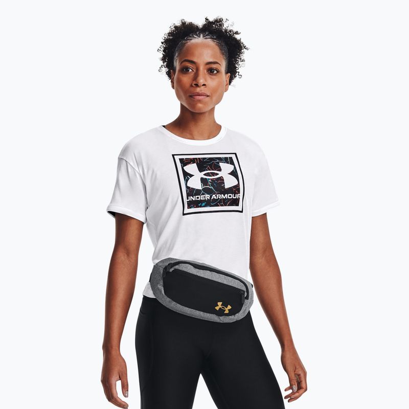 Rankinė ant juosmens Under Armour Flex pitch gray/black/metallic gold 2