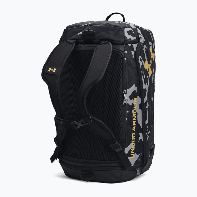 Under Armour Contain Duo Duffle M treniruočių krepšys juodai pilkas 1361226-002 2