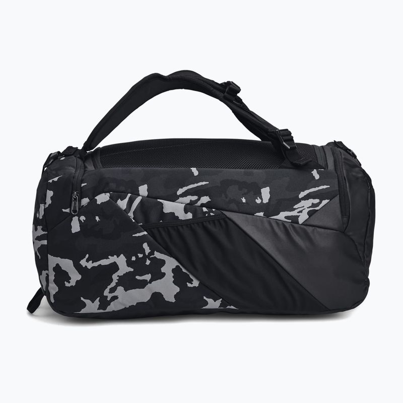 Under Armour Contain Duo Duffle M treniruočių krepšys juodai pilkas 1361226-002 3