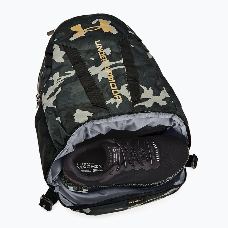 Miesto kuprinė Under Armour Hustle 5.0 29 l black/black/metalic gold 4
