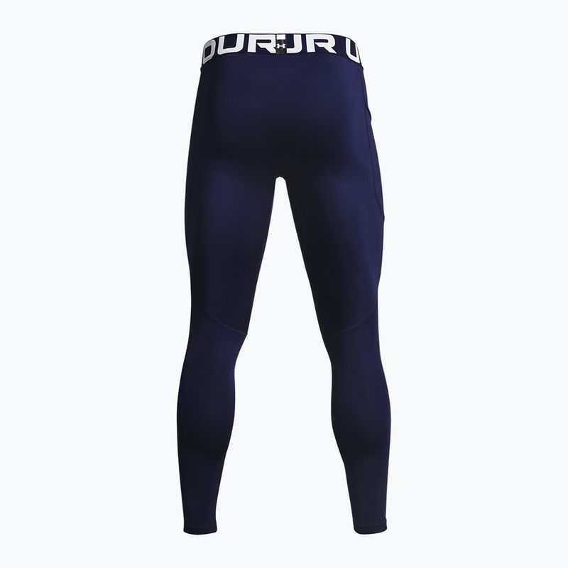 Vyriškos tamprės Under Armour Ua Cg Armour Novelty Compression Leggings midnight navy/white 2
