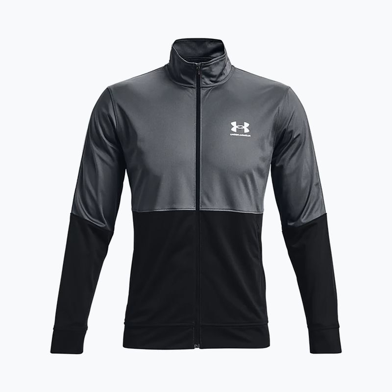 Under Armour vyriški Pique Track pilkos spalvos treniruočių sportiniai marškinėliai 1366202 4