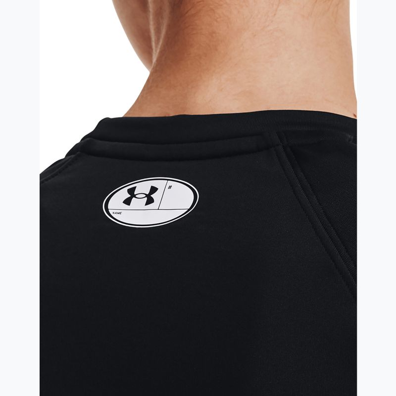 Moteriški marškinėliai ilgomis rankovėmis Under Armour Authentics CG Crew black/white 4