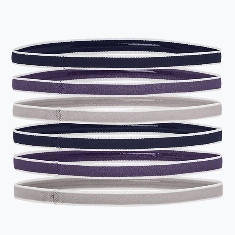 Under Armour Ua Mini galvos juostos 0,4" 6vnt. tamsiai mėlyna-violetinė-pilka 1286016-412 5