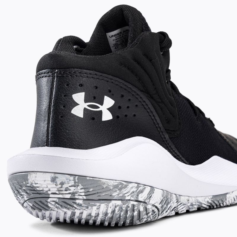 Under Armour GS Jet '21 001 juodai balti vaikiški krepšinio bateliai UAR-3024794001-001-4.5 8