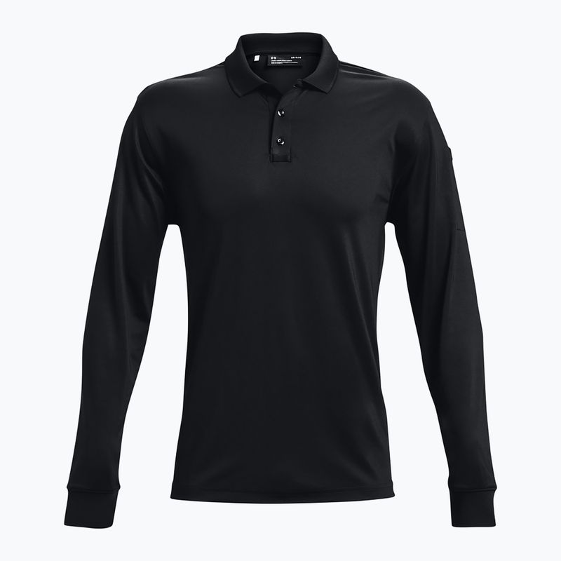 Vyriški marškinėliai ilgomis rankovėmis Under Armour Tactical Performance Polo 2.0 black/black 5