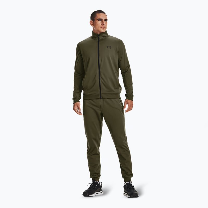 Vyriškos kelnės Under Armour Sportstyle Tricot Jogger marine od green / black 2