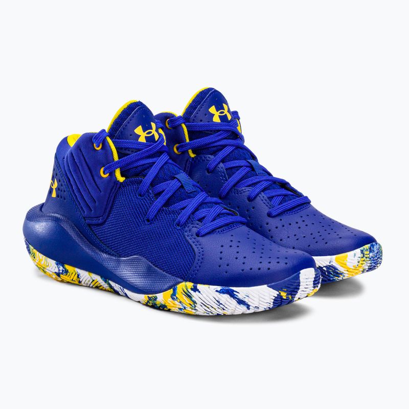 Under Armour vyriški krepšinio bateliai GS Jet '21 400 blue and white 3024794-400 5