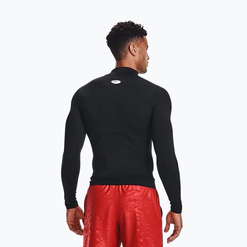 Under Armour vyriški marškinėliai ilgomis rankovėmis Ua Hg Armour Comp Mock black 1369606-001 3