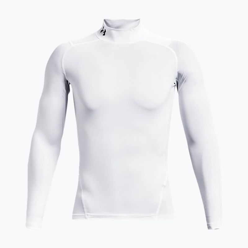 Under Armour vyriški marškinėliai ilgomis rankovėmis Ua Hg Armour Comp Mock white 1369606-100 5